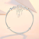 925 Sterling Silver Dreamcatcher Bracelet
